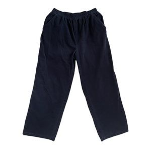 American Sweetheart Vintage Dark Blue Corduroy Pants Size 16 Petite